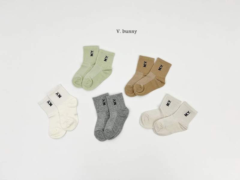 V Bunny - Korean Children Fashion - #kidsshorts - My Socks Set - 11