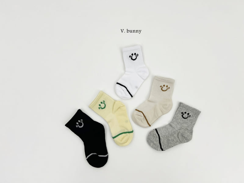 V Bunny - Korean Children Fashion - #kidsshorts - Misomi Socks Set - 9