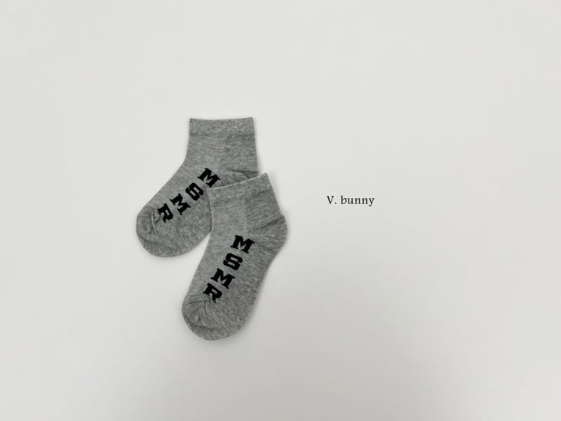 V Bunny - Korean Children Fashion - #kidsshorts - MS Socks Set - 7