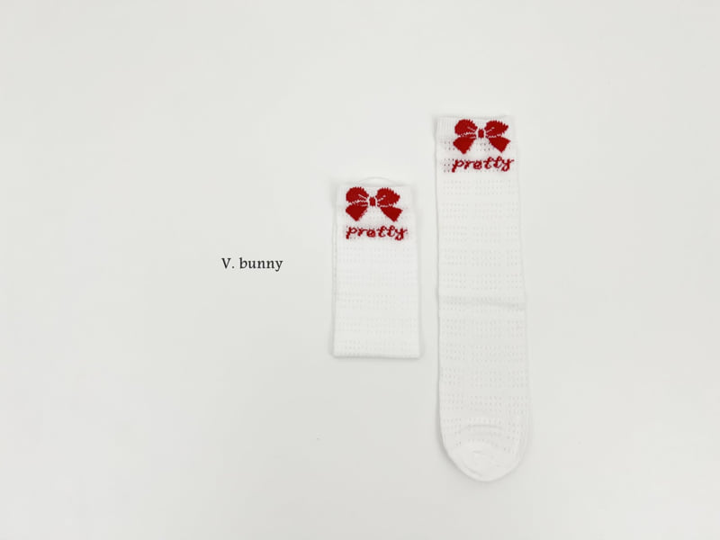 V Bunny - Korean Children Fashion - #fashionkids - Pretty Socks Set (set of 3) - 4