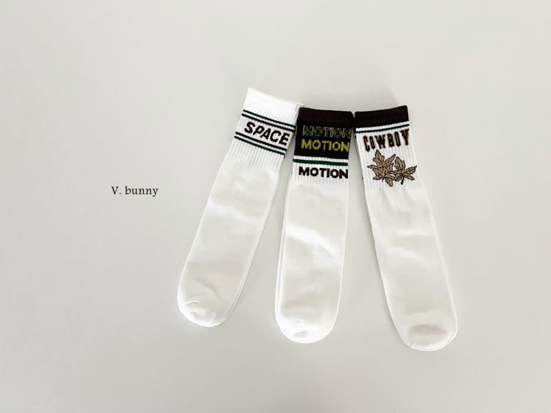 V Bunny - Korean Children Fashion - #kidsshorts - Cowboy Socks Set - 10