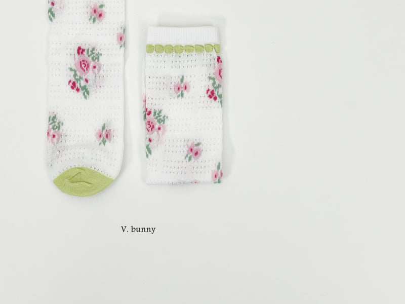 V Bunny - Korean Children Fashion - #kidsshorts - Tosuni Sock Set - 8