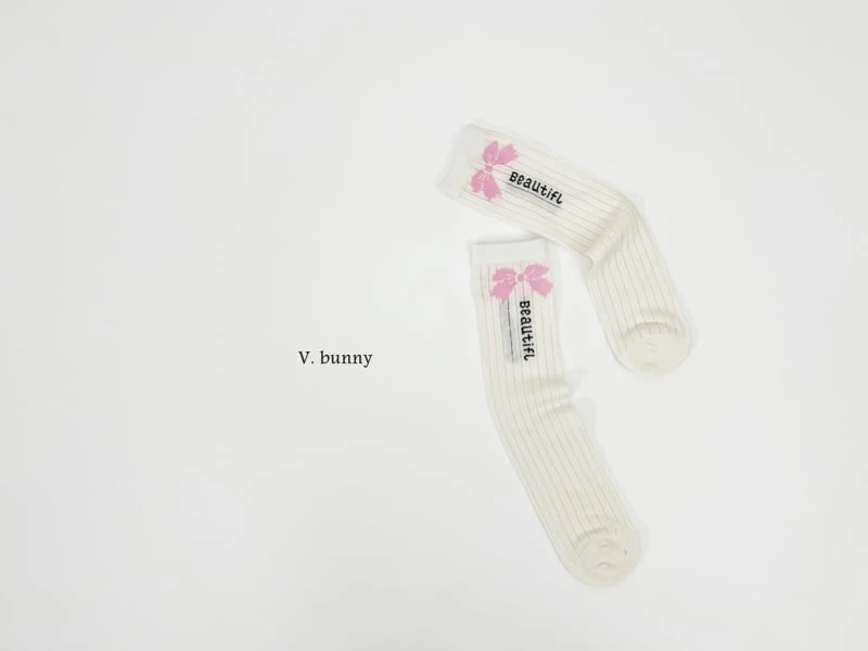 V Bunny - Korean Children Fashion - #fashionkids - Beautiful Socks Set - 4