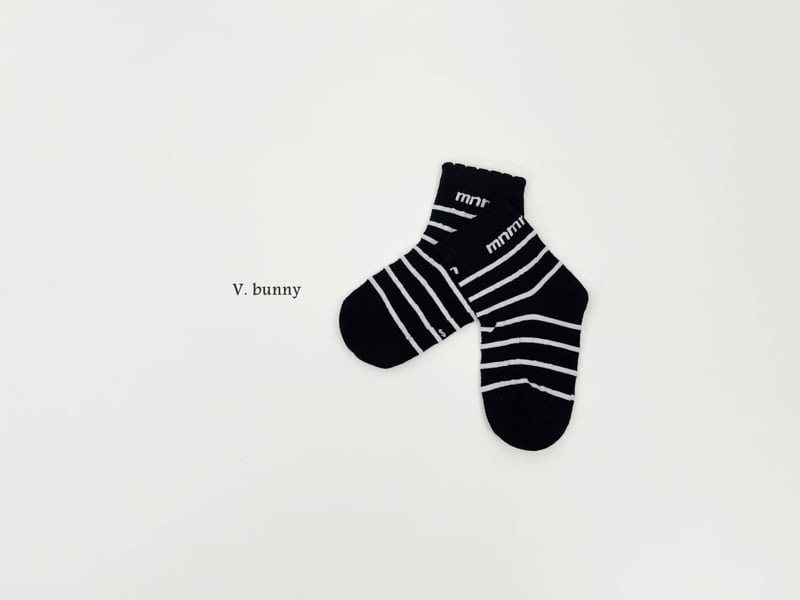 V Bunny - Korean Children Fashion - #kidsshorts - String Flower Socks Set - 7