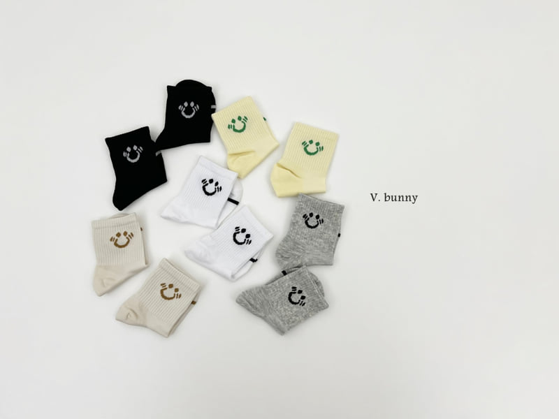 V Bunny - Korean Children Fashion - #kidsstore - Misomi Socks Set - 10