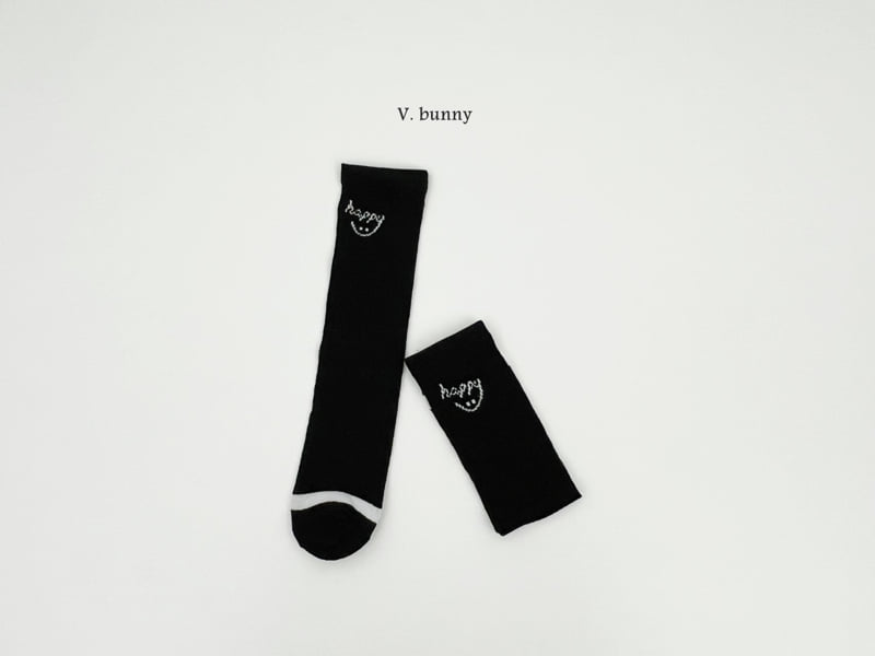 V Bunny - Korean Children Fashion - #kidsstore - Happy Smile Socks Set (set of 3) - 6