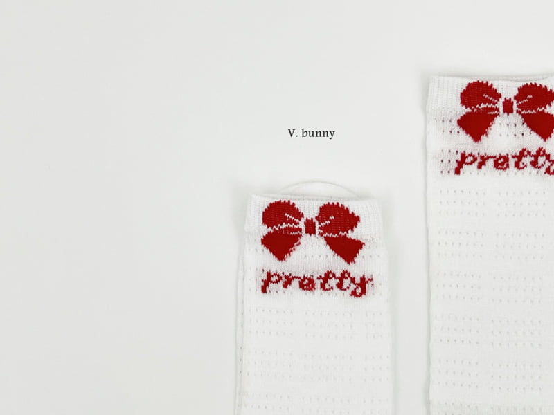 V Bunny - Korean Children Fashion - #kidsstore - Pretty Socks Set (set of 3) - 5