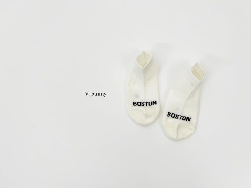 V Bunny - Korean Children Fashion - #kidsstore - Initial Socks Set - 7