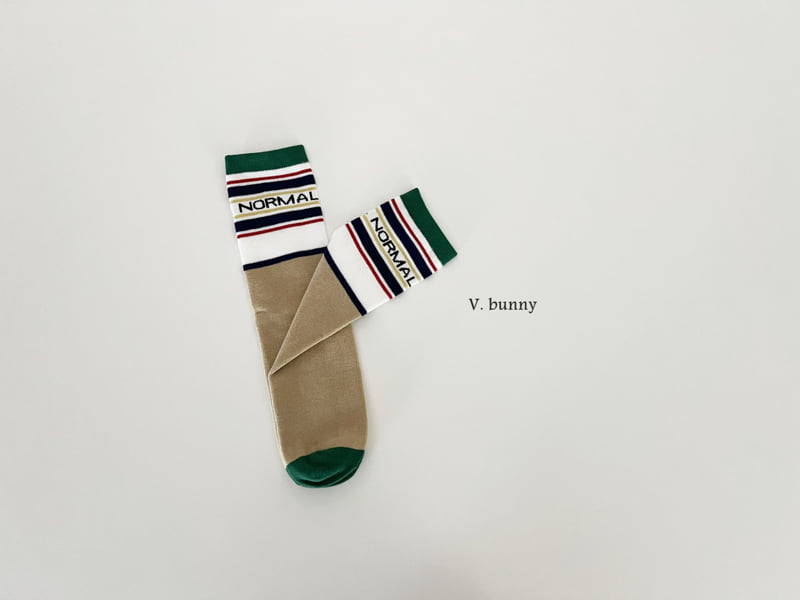 V Bunny - Korean Children Fashion - #kidsshorts - Normal Socks Set - 4
