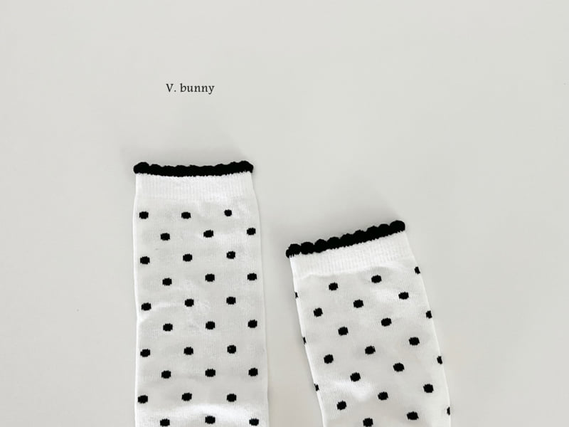 V Bunny - Korean Children Fashion - #kidsstore - Hemp Flower Sock Set - 7
