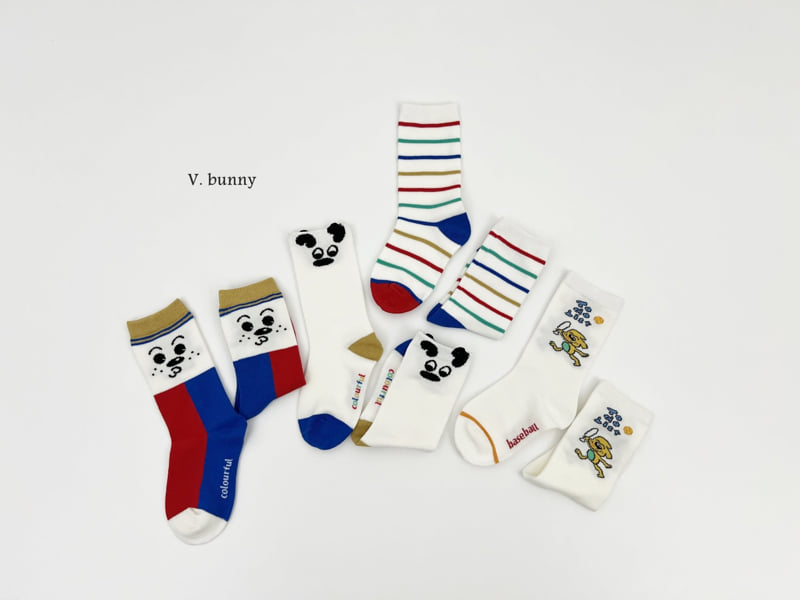 V Bunny - Korean Children Fashion - #kidzfashiontrend - To Do Socks Set - 9