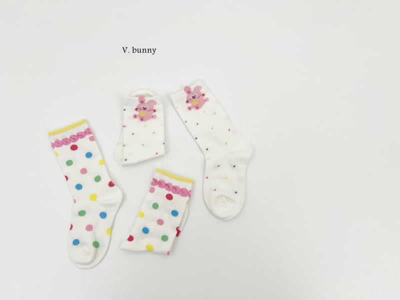 V Bunny - Korean Children Fashion - #kidzfashiontrend - Mushroom Socks Set - 8
