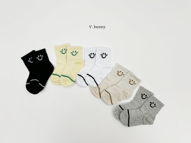 V Bunny - Korean Children Fashion - #kidzfashiontrend - Misomi Socks Set - 11