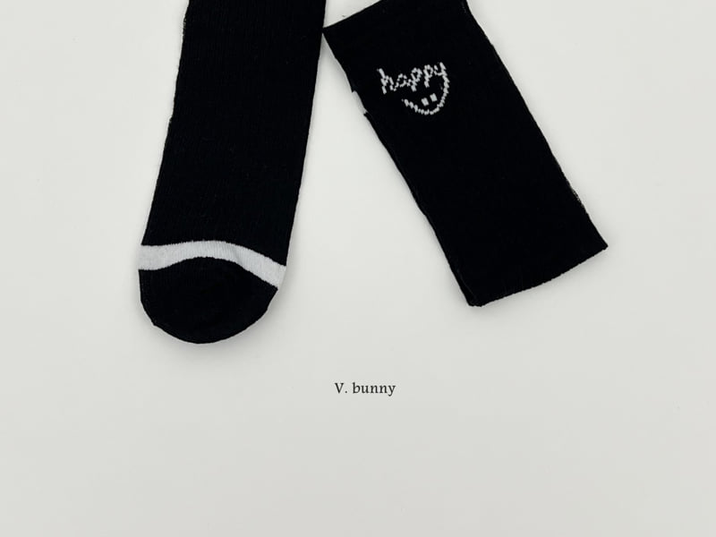 V Bunny - Korean Children Fashion - #kidzfashiontrend - Happy Smile Socks Set (set of 3) - 7
