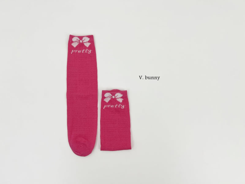V Bunny - Korean Children Fashion - #kidzfashiontrend - Pretty Socks Set (set of 3) - 6