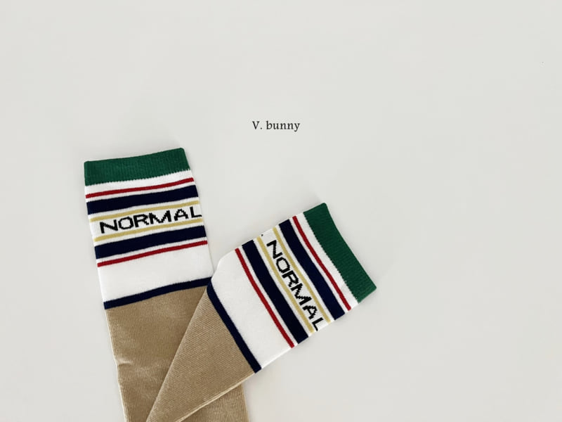V Bunny - Korean Children Fashion - #kidzfashiontrend - Normal Socks Set - 5