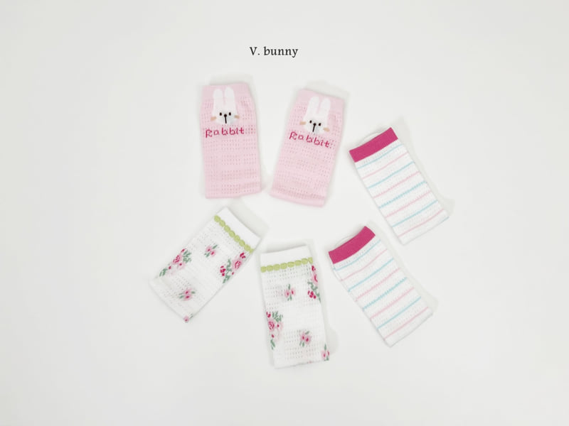V Bunny - Korean Children Fashion - #kidzfashiontrend - Tosuni Sock Set - 10