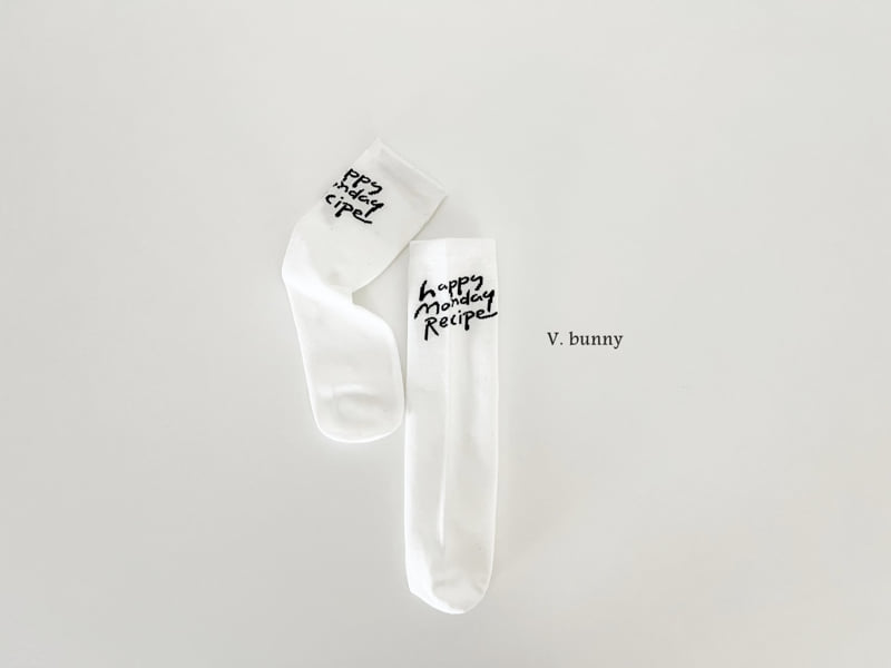 V Bunny - Korean Children Fashion - #kidzfashiontrend - Hemp Flower Sock Set - 8