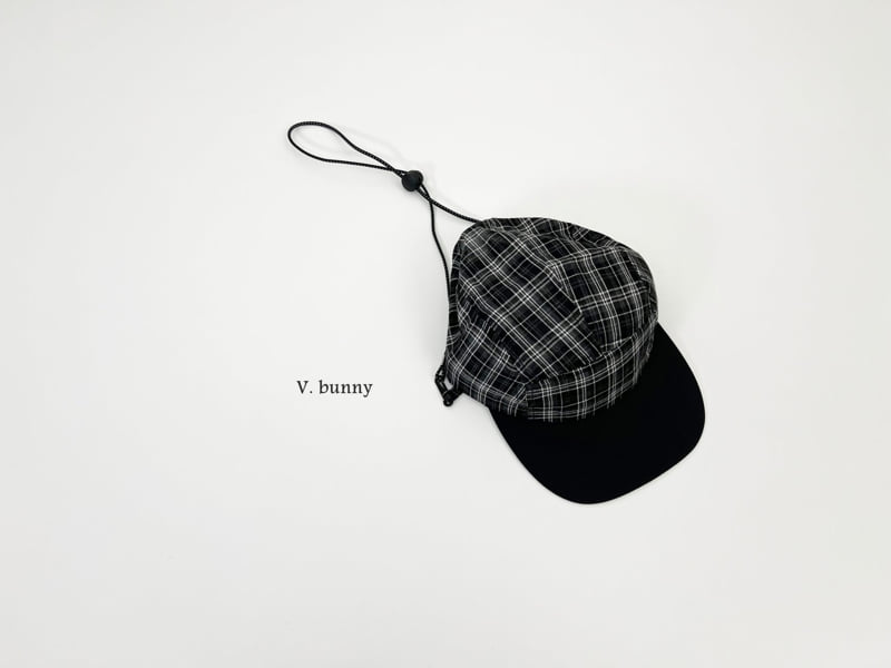 V Bunny - Korean Children Fashion - #kidzfashiontrend - Checked Camping Cap - 3