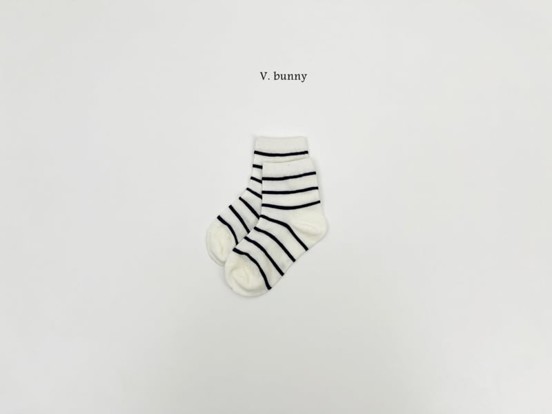 V Bunny - Korean Children Fashion - #littlefashionista - Marine Boy Socks Set - 6