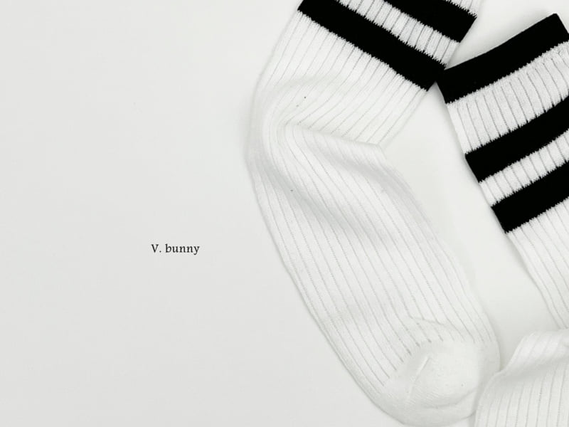 V Bunny - Korean Children Fashion - #littlefashionista - Happy Smile Socks Set (set of 3) - 9