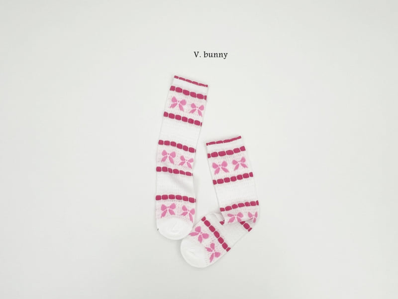 V Bunny - Korean Children Fashion - #littlefashionista - Pretty Socks Set (set of 3) - 8