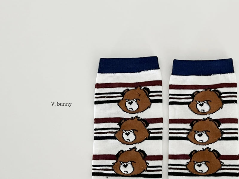 V Bunny - Korean Children Fashion - #littlefashionista - Normal Socks Set - 7