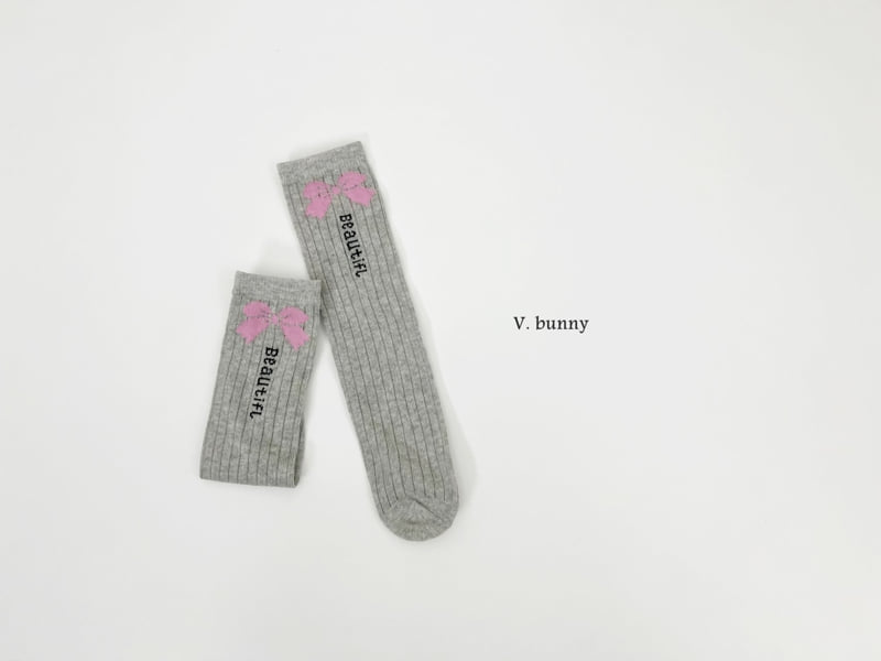 V Bunny - Korean Children Fashion - #littlefashionista - Beautiful Socks Set - 8