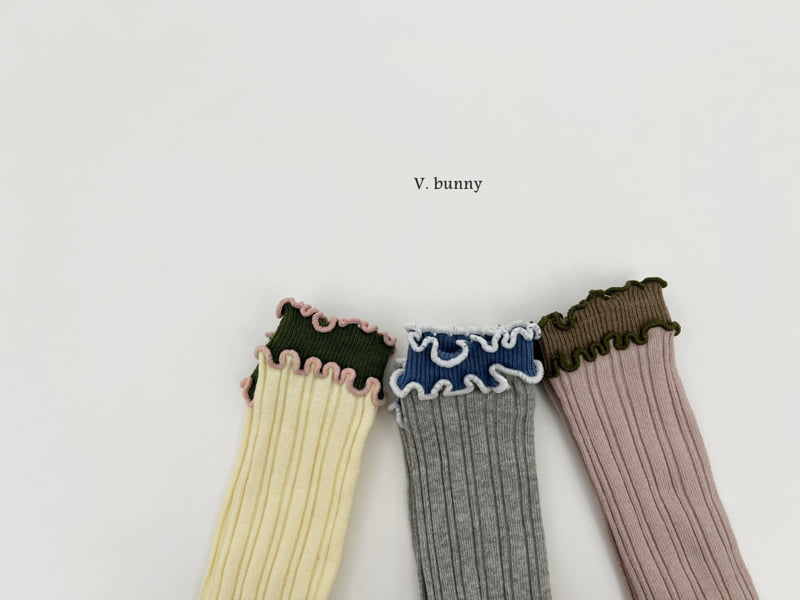 V Bunny - Korean Children Fashion - #magicofchildhood - Wave Socks Set - 9