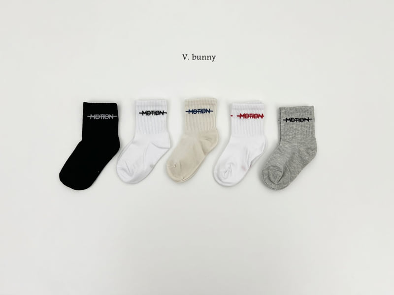 V Bunny - Korean Children Fashion - #magicofchildhood - Motion Socks Set