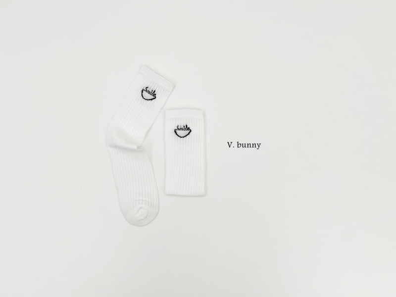 V Bunny - Korean Children Fashion - #magicofchildhood - Happy Smile Socks Set (set of 3) - 10
