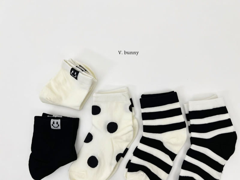V Bunny - Korean Children Fashion - #magicofchildhood - Mix Socks Set - 10
