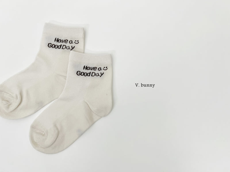 V Bunny - Korean Children Fashion - #magicofchildhood - Good Day Bear Socks Set - 7
