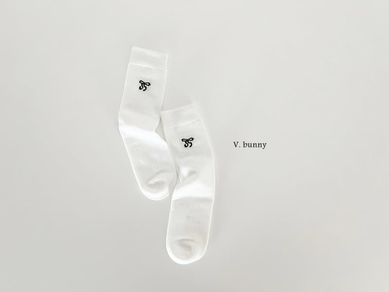 V Bunny - Korean Children Fashion - #magicofchildhood - Double Bone Sock Set - 3