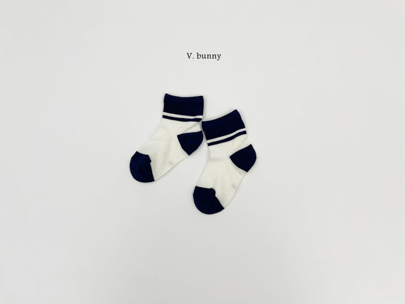 V Bunny - Korean Children Fashion - #minifashionista - Marine Boy Socks Set - 8