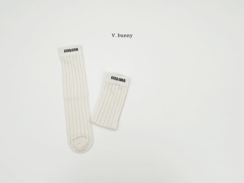 V Bunny - Korean Children Fashion - #magicofchildhood - Min Min Sock Set (set of 3) - 4