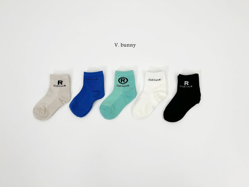 V Bunny - Korean Children Fashion - #minifashionista - Callback Socks Set
