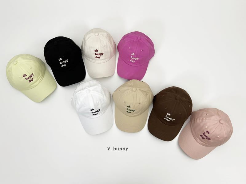 V Bunny - Korean Children Fashion - #minifashionista - Happy Day Cap - 2