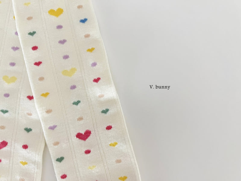 V Bunny - Korean Children Fashion - #minifashionista - Dotted Heart Socks Set - 5