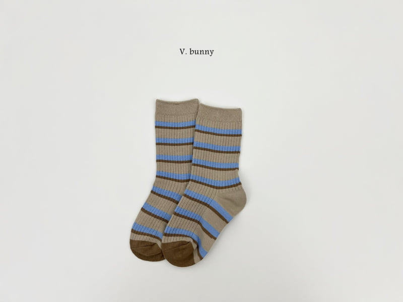 V Bunny - Korean Children Fashion - #prettylittlegirls - Week Puff Socks Set - 5