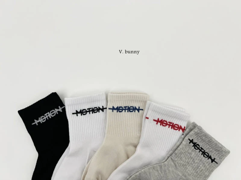 V Bunny - Korean Children Fashion - #prettylittlegirls - Motion Socks Set - 3