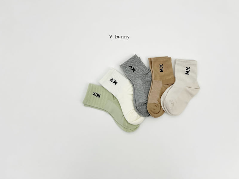 V Bunny - Korean Children Fashion - #prettylittlegirls - My Socks Set - 2