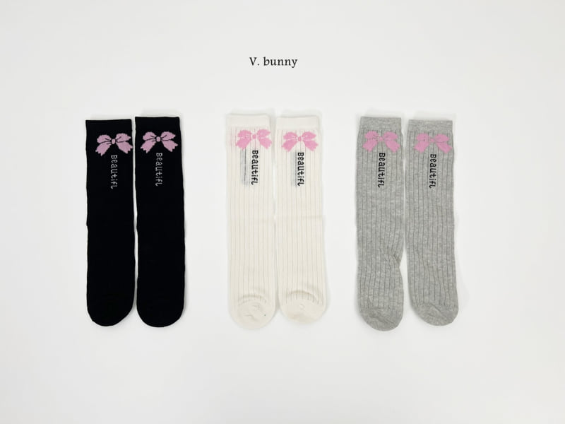 V Bunny - Korean Children Fashion - #prettylittlegirls - Beautiful Socks Set - 11