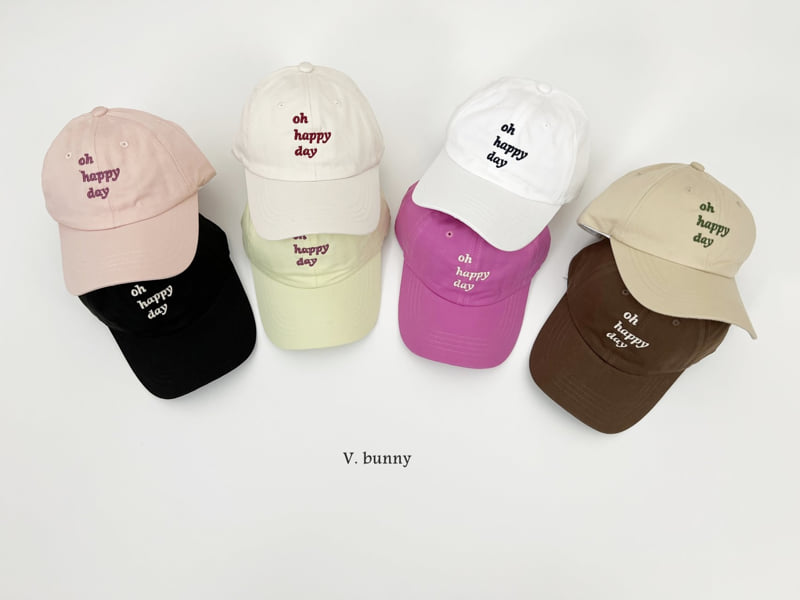 V Bunny - Korean Children Fashion - #prettylittlegirls - Happy Day Cap - 3