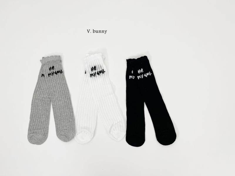 V Bunny - Korean Children Fashion - #stylishchildhood - My Girl Socks Set - 10