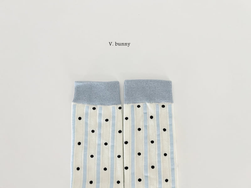 V Bunny - Korean Children Fashion - #stylishchildhood - Dotted Heart Socks Set - 9
