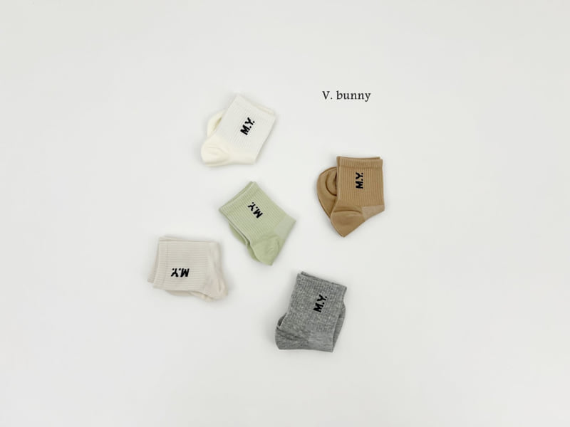 V Bunny - Korean Children Fashion - #todddlerfashion - My Socks Set - 3