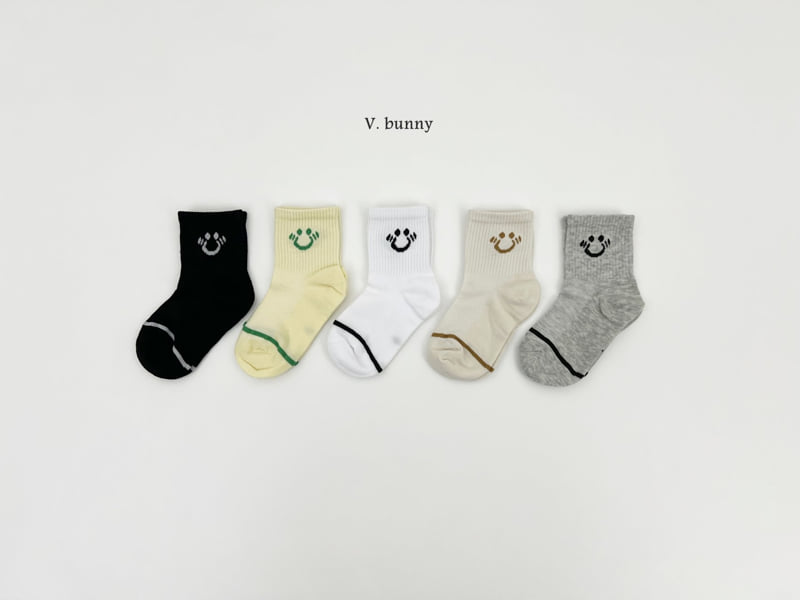 V Bunny - Korean Children Fashion - #todddlerfashion - Misomi Socks Set
