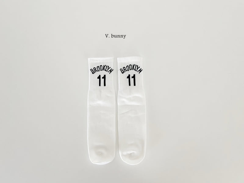 V Bunny - Korean Children Fashion - #todddlerfashion - Baseball Socks Set - 5