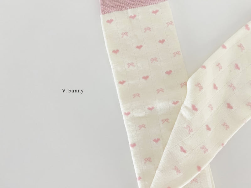 V Bunny - Korean Children Fashion - #todddlerfashion - Dotted Heart Socks Set - 7